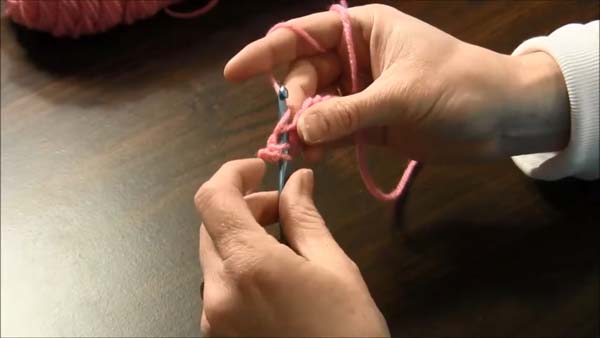 Left Handed Crochet Shell Stitches 2 Double Crochet Insert Hook