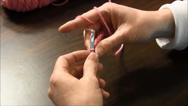 Left Handed Crochet Shell Stitches 3 Double Crochet Yarn Over