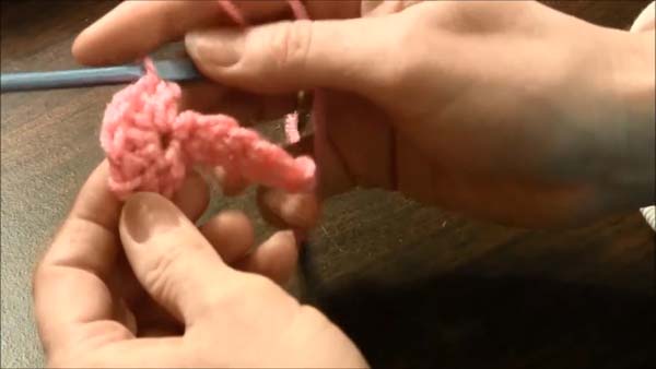 Left Handed Crochet Shell Stitches 9 Small Shell