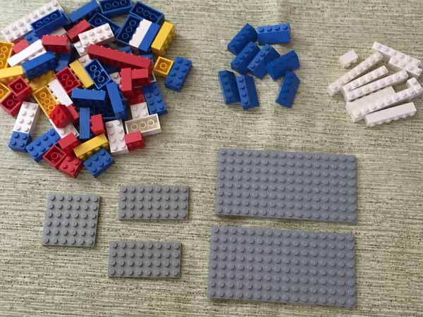 Lego Playing Card Holder - Supplies