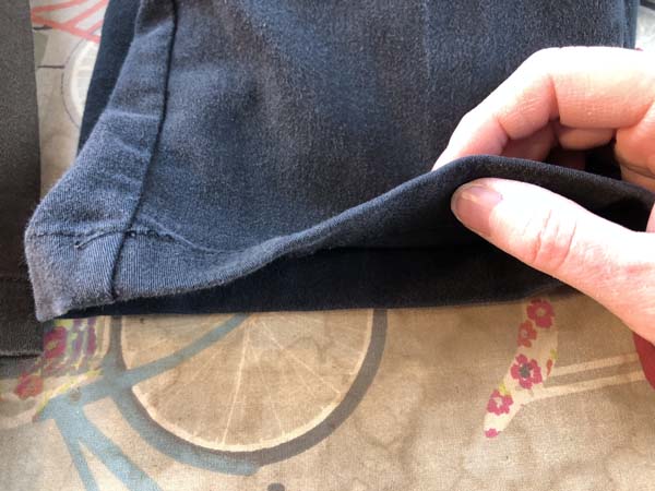 Lengthen Pants Check Hem for Discoloration Black