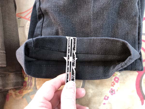 Lengthen Pants Measure Hem