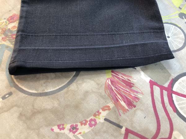 Lengthen Pants New Hem Ironed