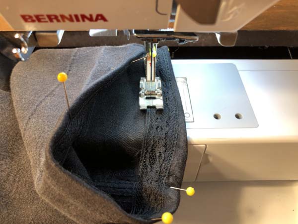 Lengthen Pants Stitch New Hem