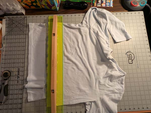 Lengthened Tshirt Method 1 5 Section Cut off