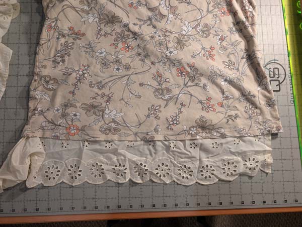 Lengthened Tshirt Method 2 1 Lace