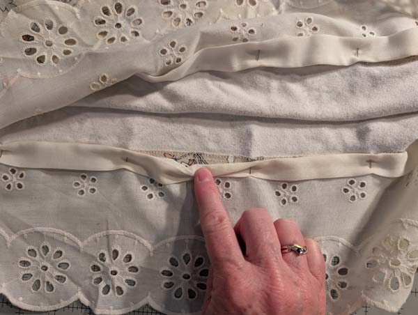 Lengthened Tshirt Method 2 3 Showing Overlap with Hem