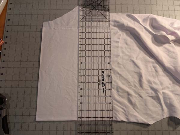 Lengthened Tshirt Method 3 2 Measure Knit Fabric