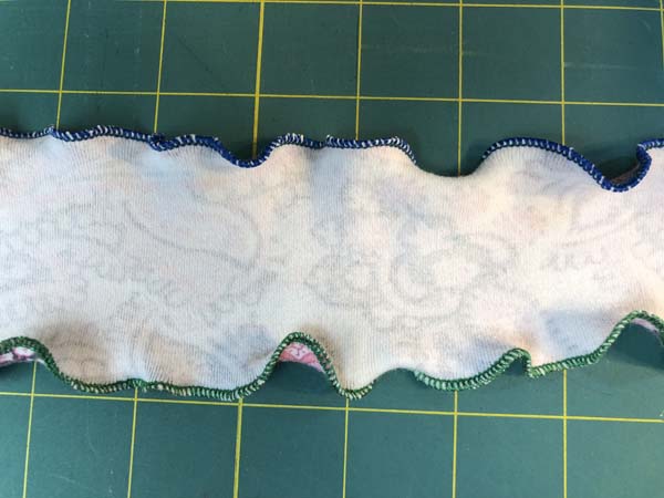 Lettuce Edge Hem Sample