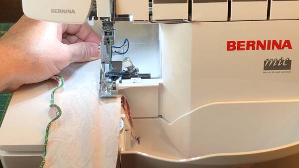 Lettuce Edge Hem Stretch Thread Stitch Stretched Fabric