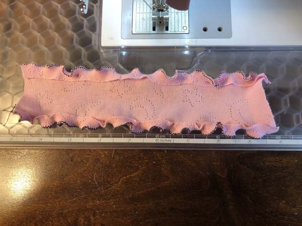 Lettuce Hem 10 Stitched Back