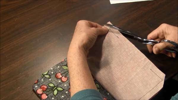 Lined Zipper Pouch Clip Corners