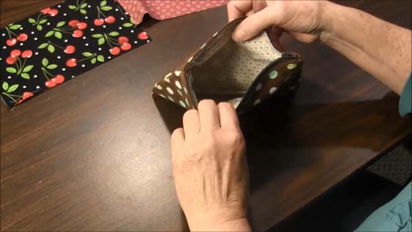 Lined Zipper Pouch Inside