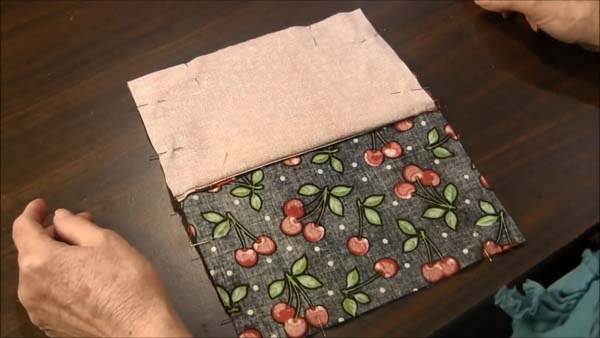 Lined Zipper Pouch Pin Right Sides Together