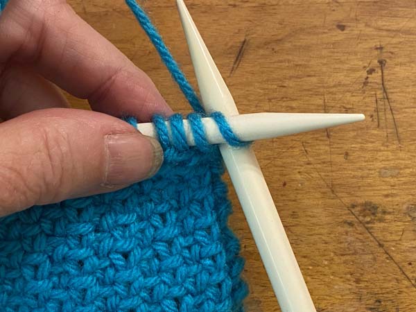 Linen Stitch Knit Pattern 1