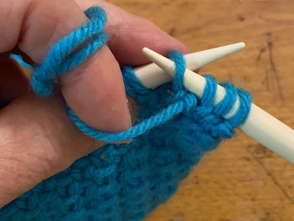 Linen Stitch Knit Pattern 6