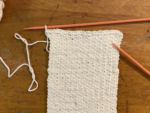 Linen Stitch Mug Rug One Stitch On Needle