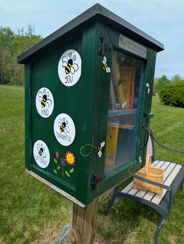 Little Book Library Left side and front