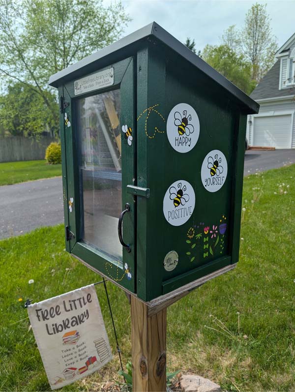 Little Book Library Right Side and Front