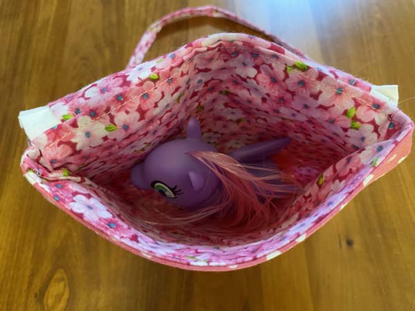 Little Girls Purse Inside with toy