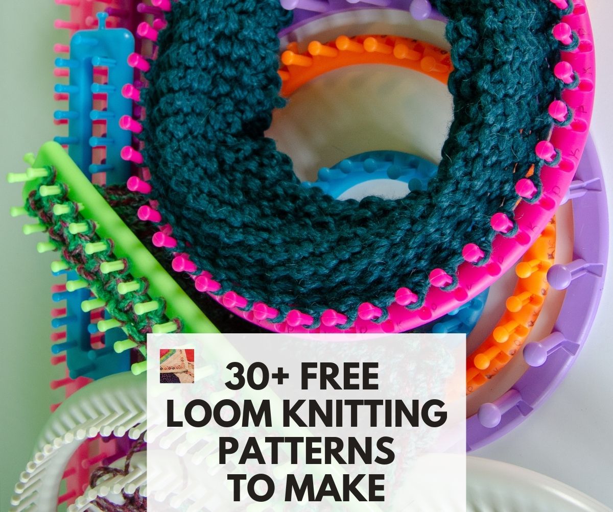 Round Knitting Loom Set - Create Beautiful Hats, Sweaters & Socks with 4  Different Sizes of Plastic