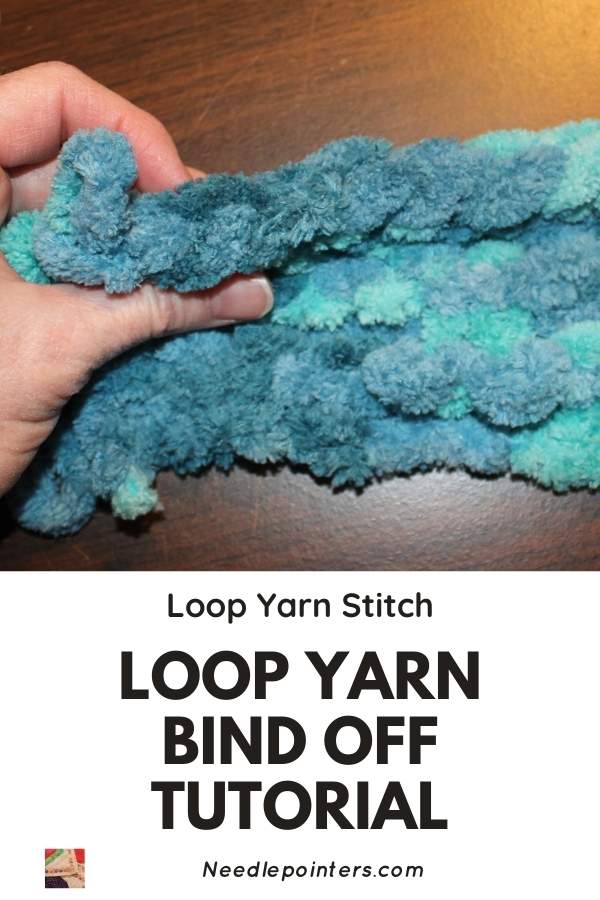 Loop Yarn Binding Off - Pin