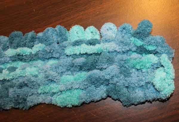 Loop Yarn Binding Off - continue