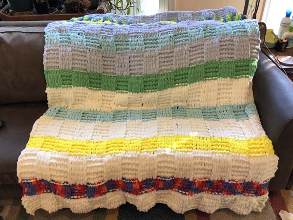 Loop Yarn Blanket by Milo