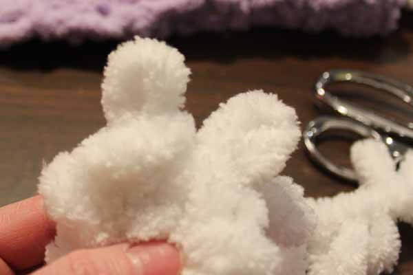 Loop Yarn Doll Scarf Tutorial - Binding Off Left Side