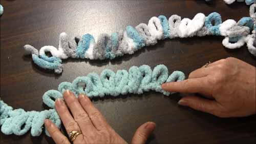 Loop Yarn Loopy Stitch Tutorial - Foundation Row