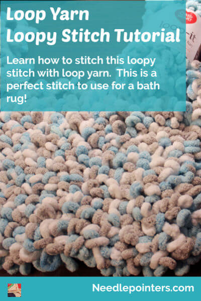 Loop Yarn Loopy Stitch Tutorial - pin