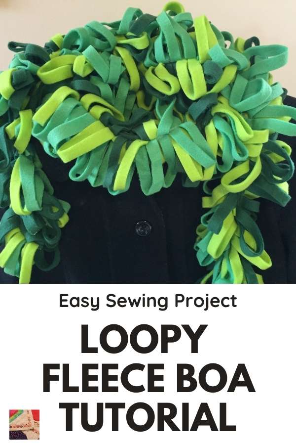 Loopy Fleece Boa - pin