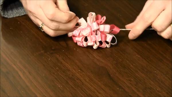 Loopy Ribbon Hair Bow for Doll_1.1.11