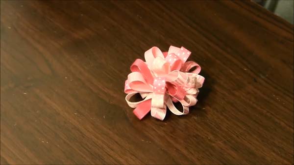 Loopy Ribbon Hair Bow for Doll_1.1.21