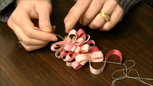 Loopy Ribbon Hair Bow for Doll_1.1.7