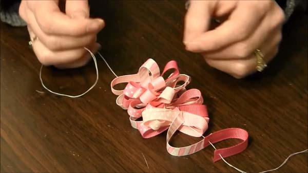 Loopy Ribbon Hair Bow for Doll_1.1.8