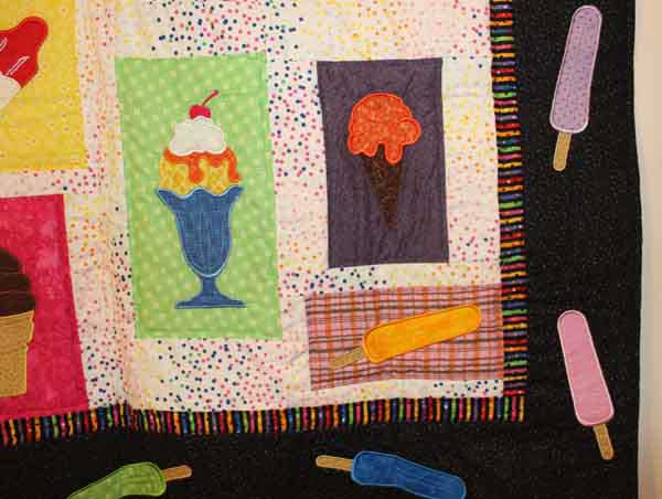 Lunch Box Quilts Scoop it Up Wall Hanging