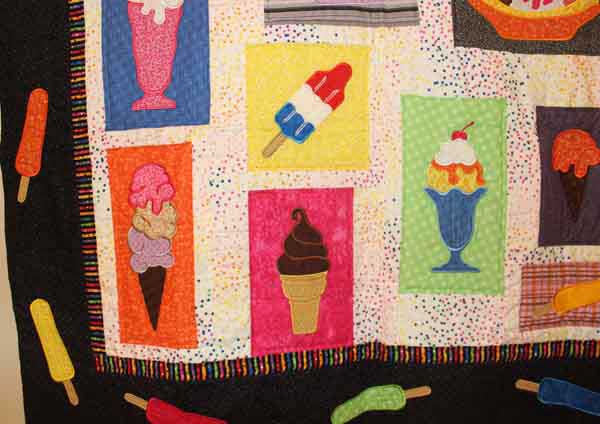 Lunch Box Quilts Scoop it Up Wall Hanging