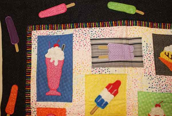 Lunch Box Quilts Scoop it Up Wall Hanging