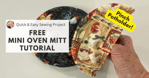 Mini Oven Mitts Tutorial - fb