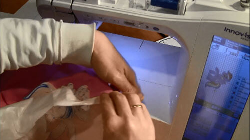 Machine Embroider T-Shirt Tutorial - Remove Stabilizer