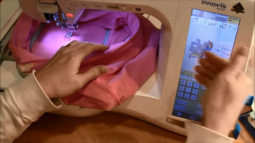 Machine Embroider T-Shirt Tutorial - Check Design Placement