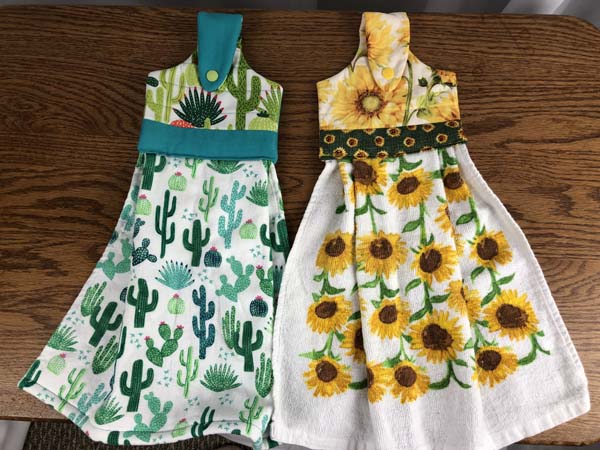 Machine Embroider Towel Topper Towel Fronts