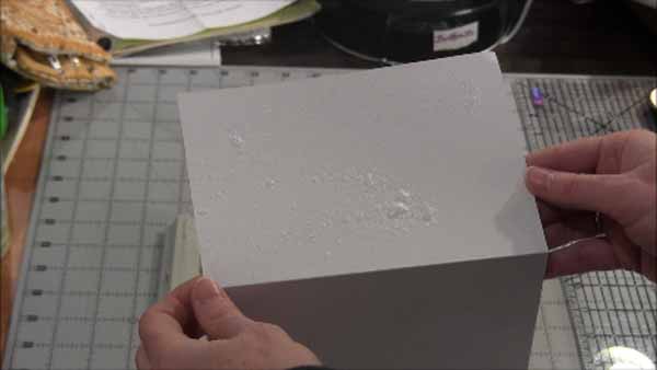 Machine Embroidered Greeting Adhesive Spray