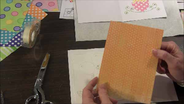 Machine Embroidered Greeting Cards Cut Scrapbook paper