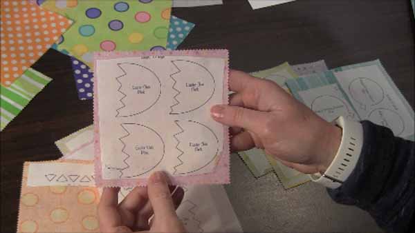 Machine Embroidered Greeting Cards Iron Onto Fabric