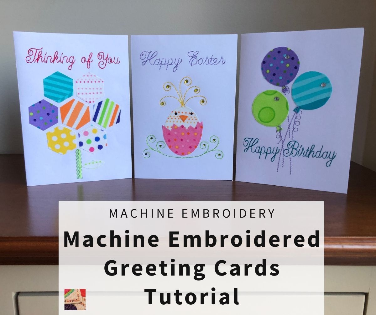 Make Greeting Cards With Your Embroidery Machine Needlepointers