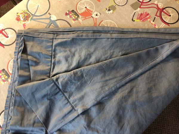 Mend Sheet Fixed Showing Back