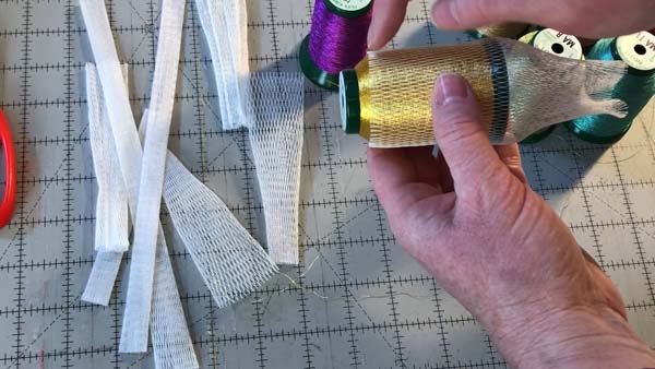 Metallic Thread Quick Tip Place Thread Net Over Spool