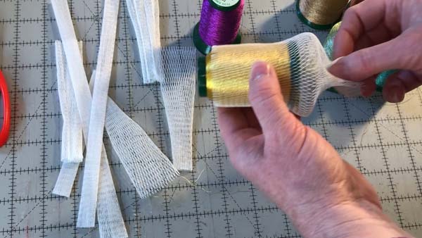Metallic Thread Quick Tip Tuck In Thread Net End 1